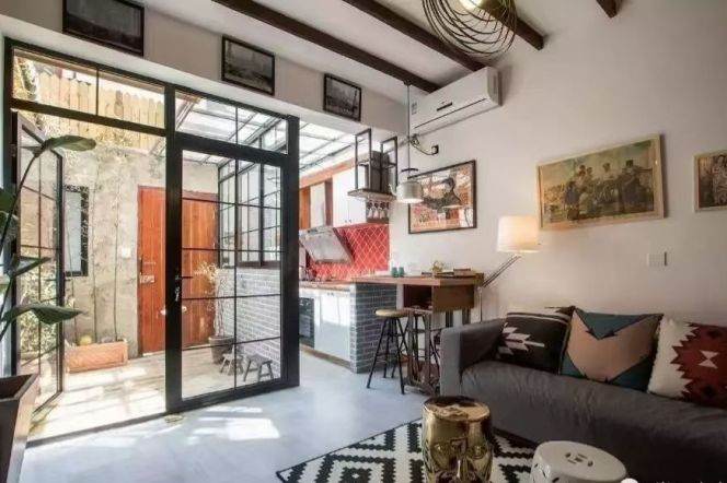 Nice yard 1Br/1Lr/1Bt apt nr South shanxi rd,M1/9/10/12