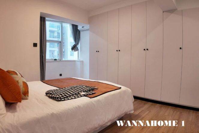 Nice Building+Spacious&Modern Elevator 1Bdr 1Bath Apt+L2/11Jiang Su Rd+Large Storage+JIng An Temple