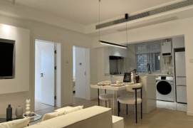 Newly Renovated 2BR in Putuo | 2mins to Changshou Rd Metro | Floor Heating & Modern Design