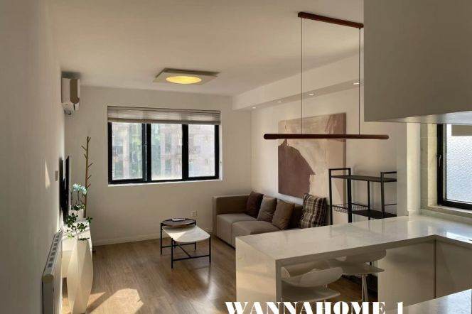 Spacious&Modern&Really Bright 1Bdr 1Bath Apt+Facing South+L2/11 Jiangsu Rd+Large Closets