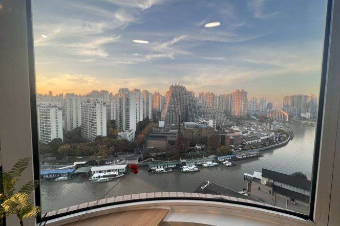 1 Big Br with Fabulous View, 91 sqm, Wall heating, Oven @ Jiangning metro L13