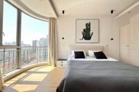 Yunhe Garden 2bedrooms Apt with big windows@Jing'an Temple