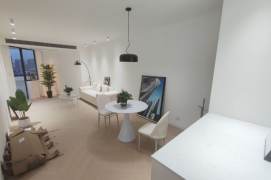 1 Br with Open Balcony/Floor Heating/Central ac/Dish washer, 80 sqm @ Hanzhong metro L12