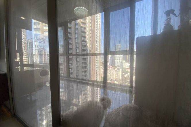 L2-7-14 Jing'an Temple Metro Station, three-bedroom with underfloor heating, great views