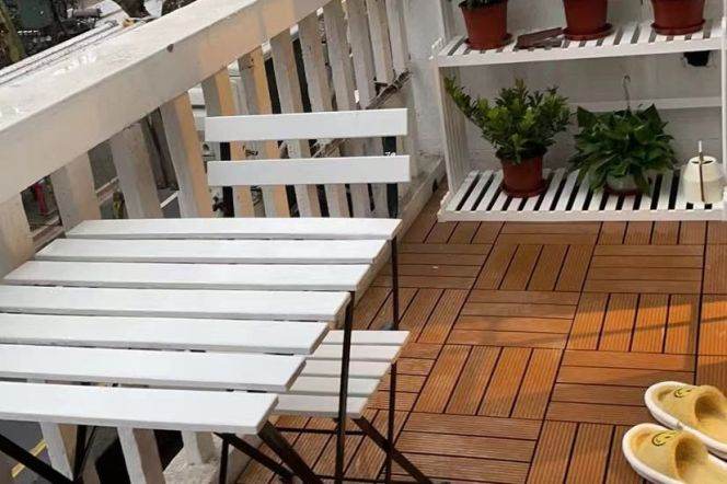 Nice balcony 1Br/1Lr/1Bt apt nr South shanxi rd,M1/10/12/13