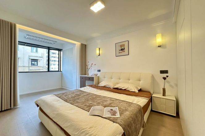  Newly renovated 1br with floor heating in Jing'an &Daning Line 1