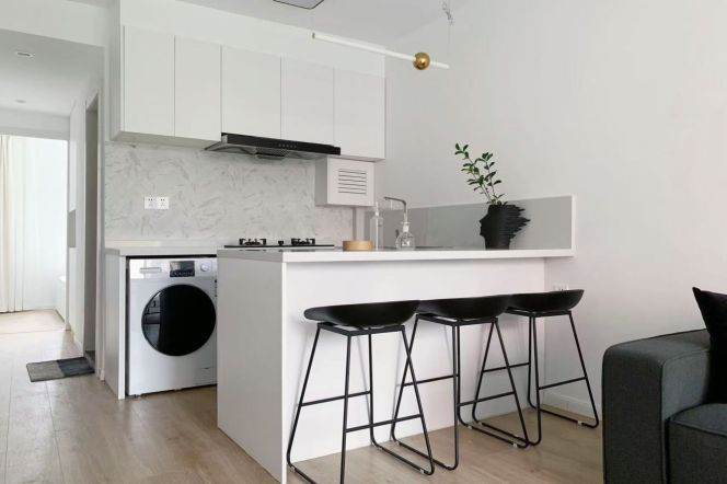 Modern 1br/2living & open balcony/heating@Jiangsu Rd & Line 2/11