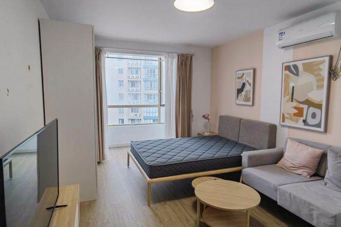 Stylish 1 br on high floor in XuJiaHui center, easy to L4 SH Stadium St. + L 1/9/11 XuJiaHui St.