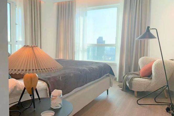 Wuding Rd metro/3br2bt/central AC/floor heat/dishwasher/oven/balcony