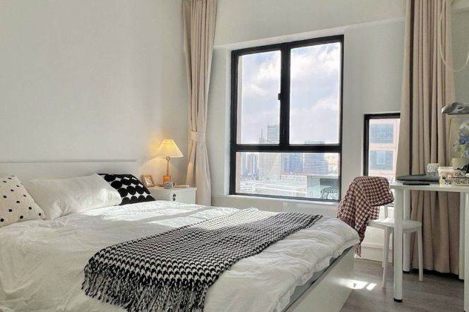 Bright room near Hanzhong rd, close to ECNU, long/short lease