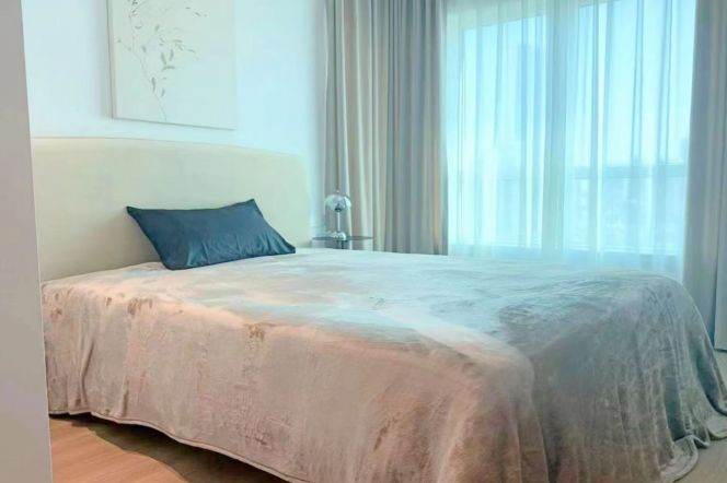 Wuding Rd metro/3br2bt/central AC/floor heat/dishwasher/oven/balcony