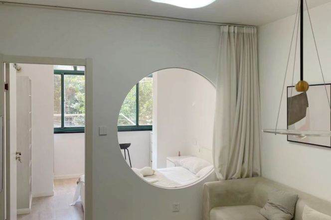 Cozy&Bright&Modern 1Bdr 1Bath Apt+L10/11 Jiaotong Uni.+Nice Compound+Wu Kang Rd