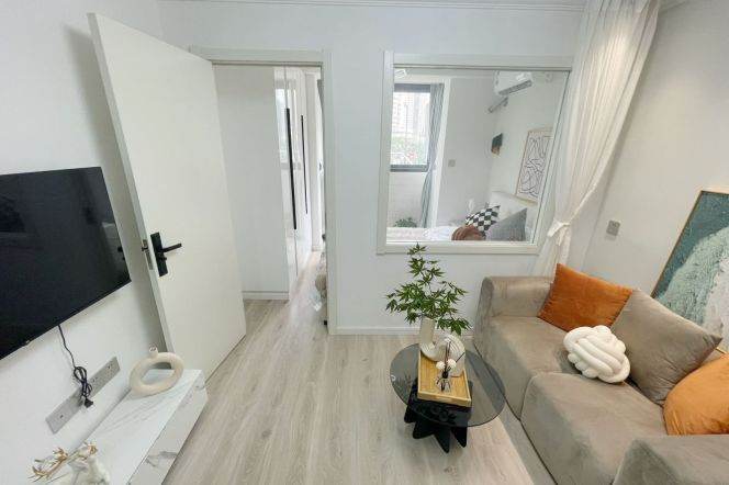 Designer 1BR  Residence | Zhonghefang | 65sqm with Floor Heating & Skyline Views