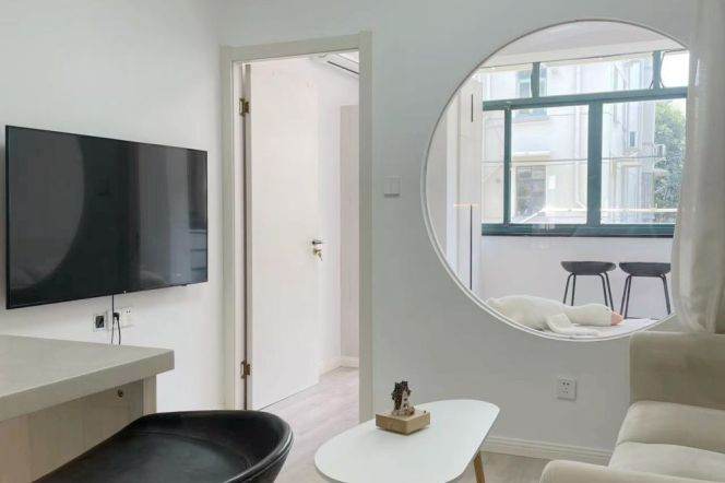 Cozy&Bright&Modern 1Bdr 1Bath Apt+L10/11 Jiaotong Uni.+Nice Compound+Wu Kang Rd