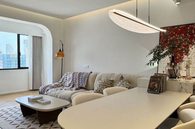 0 distance to Jing'an Temple L2&7 | Standard 2Br 110Sqm | Highrise &bright 16.2K