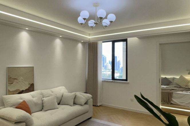 Jing'an temple 1br elevator / Bright / Modern/ Quiet 