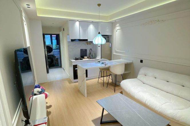 Spacious & Modern 1 br in ChangNing. easy to L 2/11 JiangSu Rd S. 