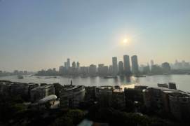 modern big 3brs floor heating open balcony nice view beside Huang pu river and IFC 