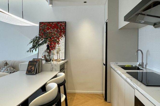 0 distance to Jing'an Temple L2&7 | Standard 2Br 110Sqm | Highrise &bright 16.2K