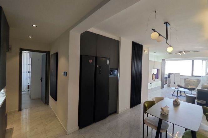 Brightly 3brs1bath in wuding rd jiangsu rd area with floor heating