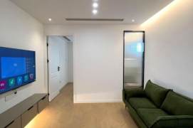 Modern 1br 1lr+nice yard/brand furniture/NR Jing'an temple,Jiangsu rd@L11/2