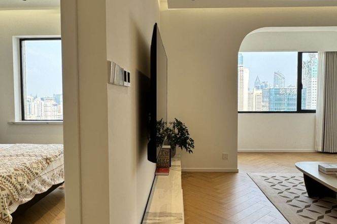0 distance to Jing'an Temple L2&7 | Standard 2Br 110Sqm | Highrise &bright 16.2K