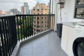 modern 2brs floor heating open balcony near Library Wu kang road Xujiahui park 16K