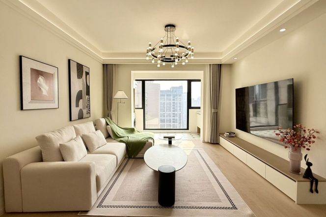 brand new 3brs brand new furniture and nice view floor heating in Gubei 