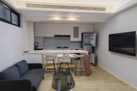 Good size 2 bedrooms with high floor view next JiaoTong University ,L 1/9/11 XuJiaHui St.