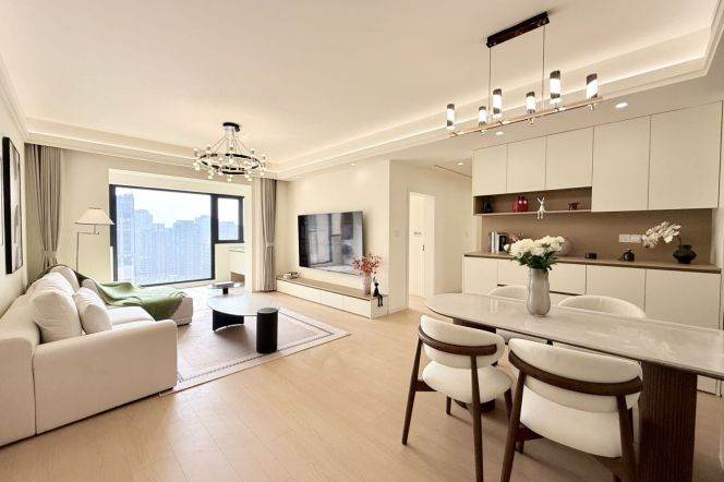 brand new 3brs brand new furniture and nice view floor heating in Gubei 