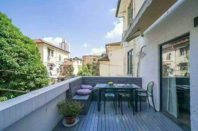 Urumqi/Anfu rd decent large 1br/2lv/1bt apt with terrace; L1/7