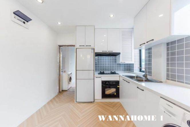 Modern&Bright 1Bdr 1Bath Apt +Nice View+Open Balcony+L10 Shang Hai Library Metro+4F Walk Up