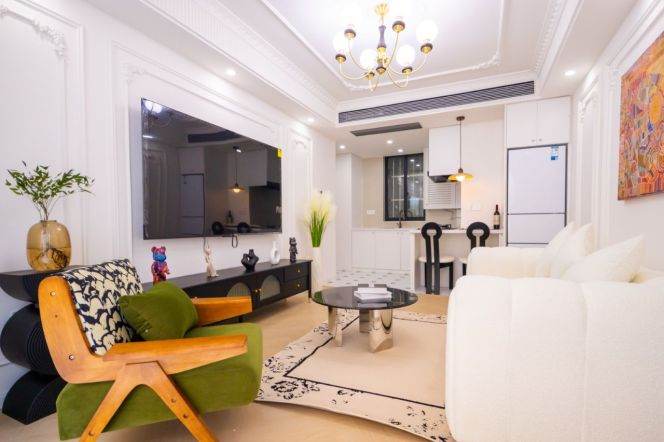 south Shaanxi rd 1br with garden