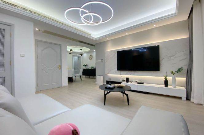 modern 2brs floor heating modern furniture in Gubei only 22K