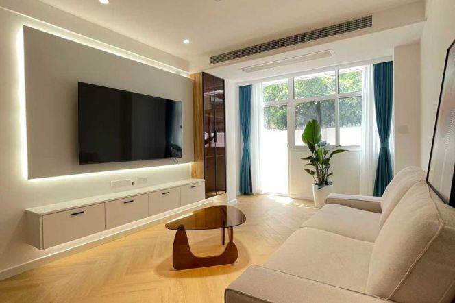 zhongshan park 1BR/big yard @L2/3/4