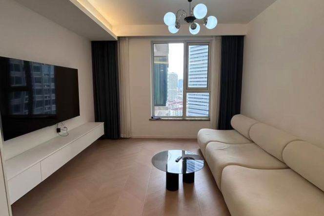 1Bedroom+1living room with AC floor heating Near Zhongshan Park 12.8k