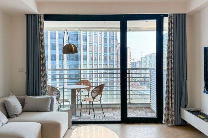 Premium 2BR 2BA Residence w/Open Balcony Above Dapuqiao Station