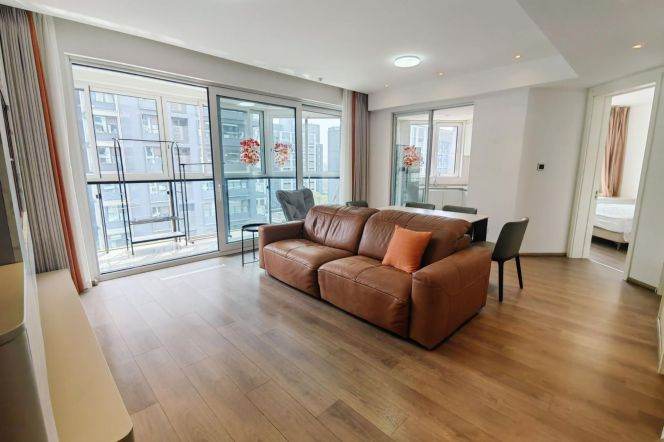 High Quality compound 2 br with floor heating + Pool Gym in QianTan .L 6/8/11