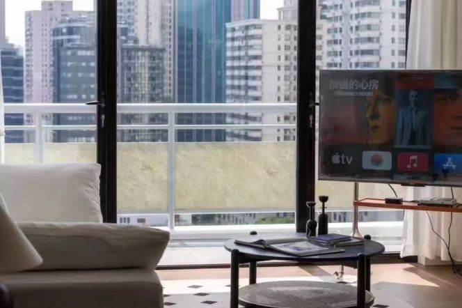 2Bedrooms with AC and floor heating Near JingAn temple 19k