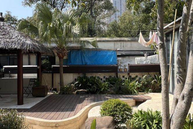 Unique Ground Floor Old House w/150㎡ Beautiful Garden/Shanghai Library