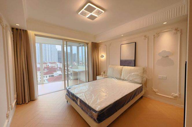 1 Big Br with French Window,Floor Heating, 100 sqm @ Damuqiao rd station L12