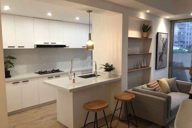 2 Brs, 1 Living room with Gym/Swimming Pool, 90 sqm @ Xiaonanmen station L9