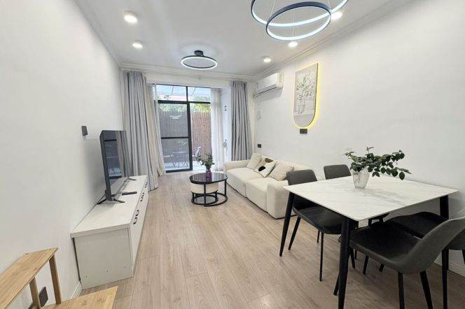 zhongshan park 1BR/big living room/big yard@L2/3/4