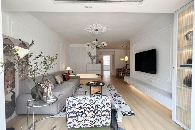 Modern 3brs with floor heating and balcony in central Zhong shan park