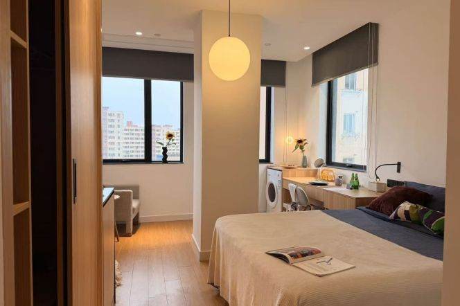 1Studio near line 8 and convenient to Tong'ji University can long and short term lease