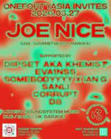 Onefortyasia Presents: Joe Nice (USA Gourmet Beats / Manuka)