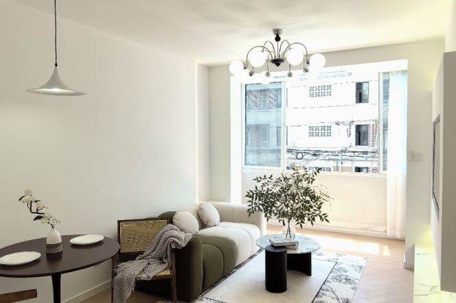 Hongqiao rd/elevator 1br 2lr+study/all bright room/central AC@L10/3/4