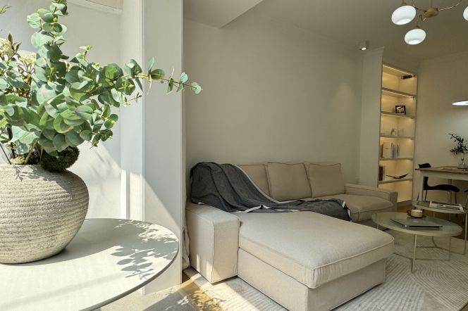 Spacious 1Br+ elevator + bathtub | Suzhou Creek | Zhongshan Park Mt 8.6K