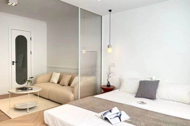 Cozy one bedroom Apt+Central AC+oven@Line14 Wuding Rd