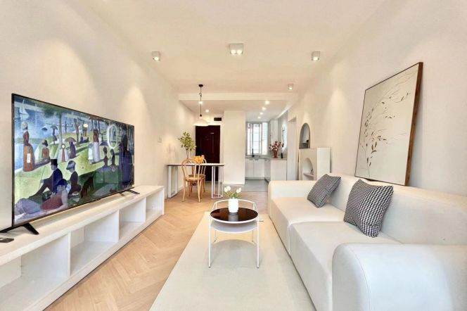 Sunny 2bedrooms elevator Apt+Central AC+oven@L2/4Zhongshan Park